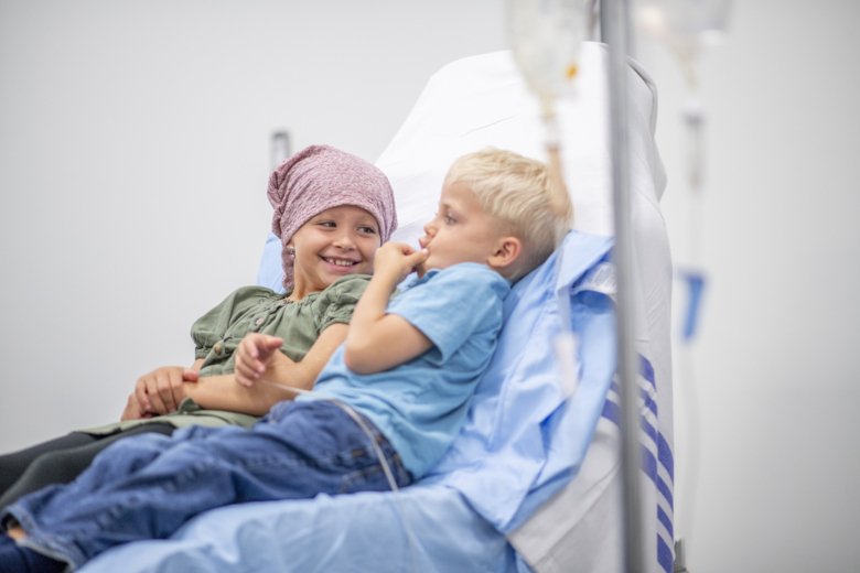Two children in hospital
