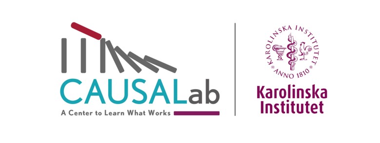 CAUSALLab Karolinska institutet logotypes.