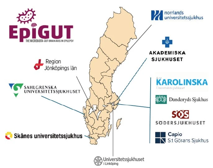EpiGUT Epilepsi map