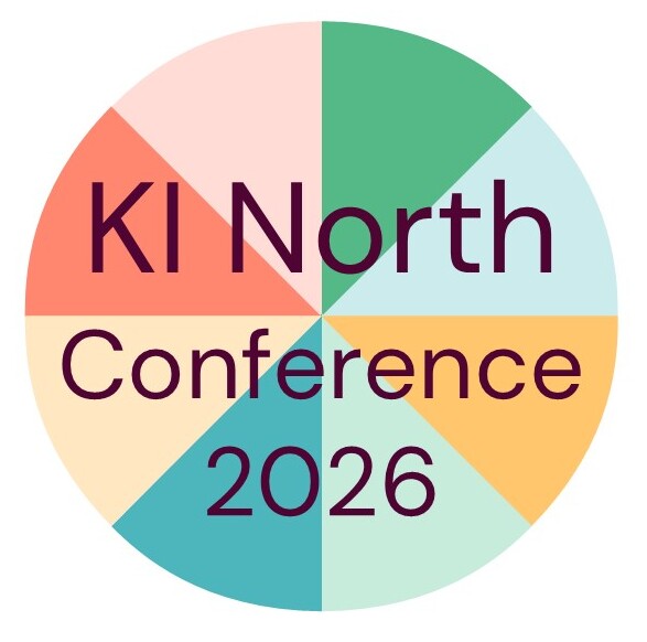 KI Nord konferens 2026 on a 8 color background