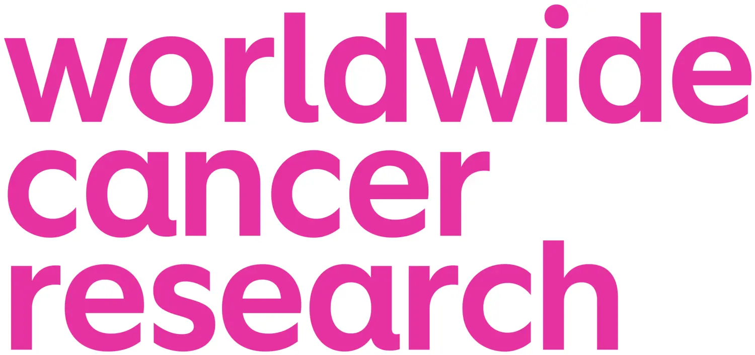 Worldwide Cancer Research in pink text.