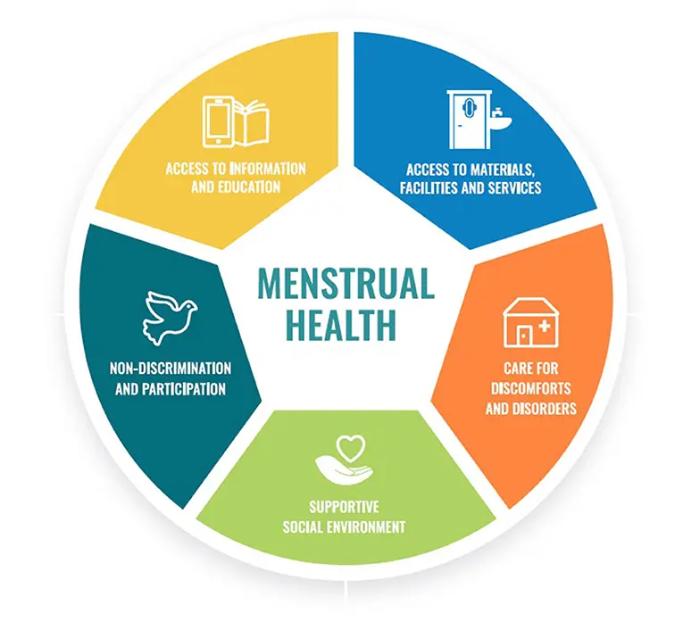 diagram over Menstrual Health