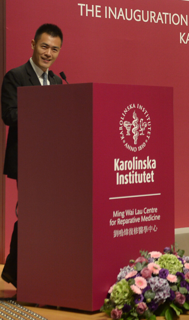 Our donor Mr. Ming Wai Lau Karolinska Institutet