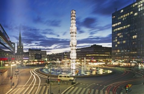 Stockholm, Sergels torg at night