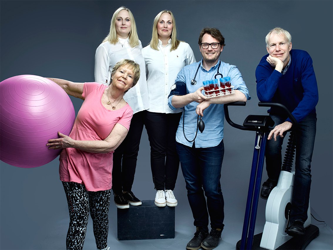 Personer som på olika sätt har deltagit i forskningsstudier. Foto: Lindsten och Nilsson