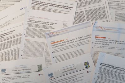 publications spread out