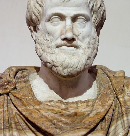 Sculture of Aristotle