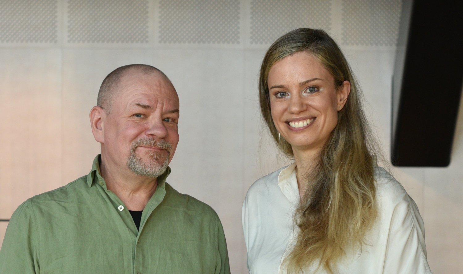 Porträtt av Andreas Andersson och Elin Nemlander