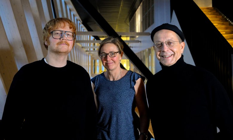 Brjánn Ljótsson, Cecilia Odlind och Perjohan Lindfors. Foto Andreas Andersson.