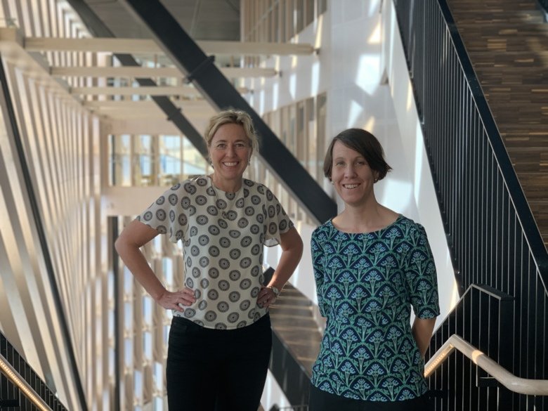 Cecilia Odlind and Sara Wallhed Finn. Photo: Ola Danielsson.