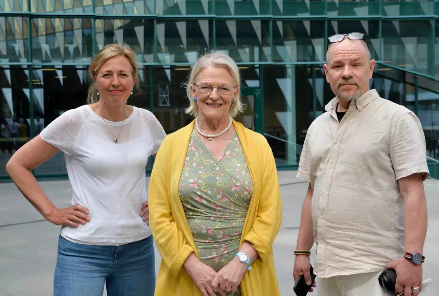 Cecilia Odlind, Kerstin Brismar och Andreas Andersson. Foto: Anna Björklund.