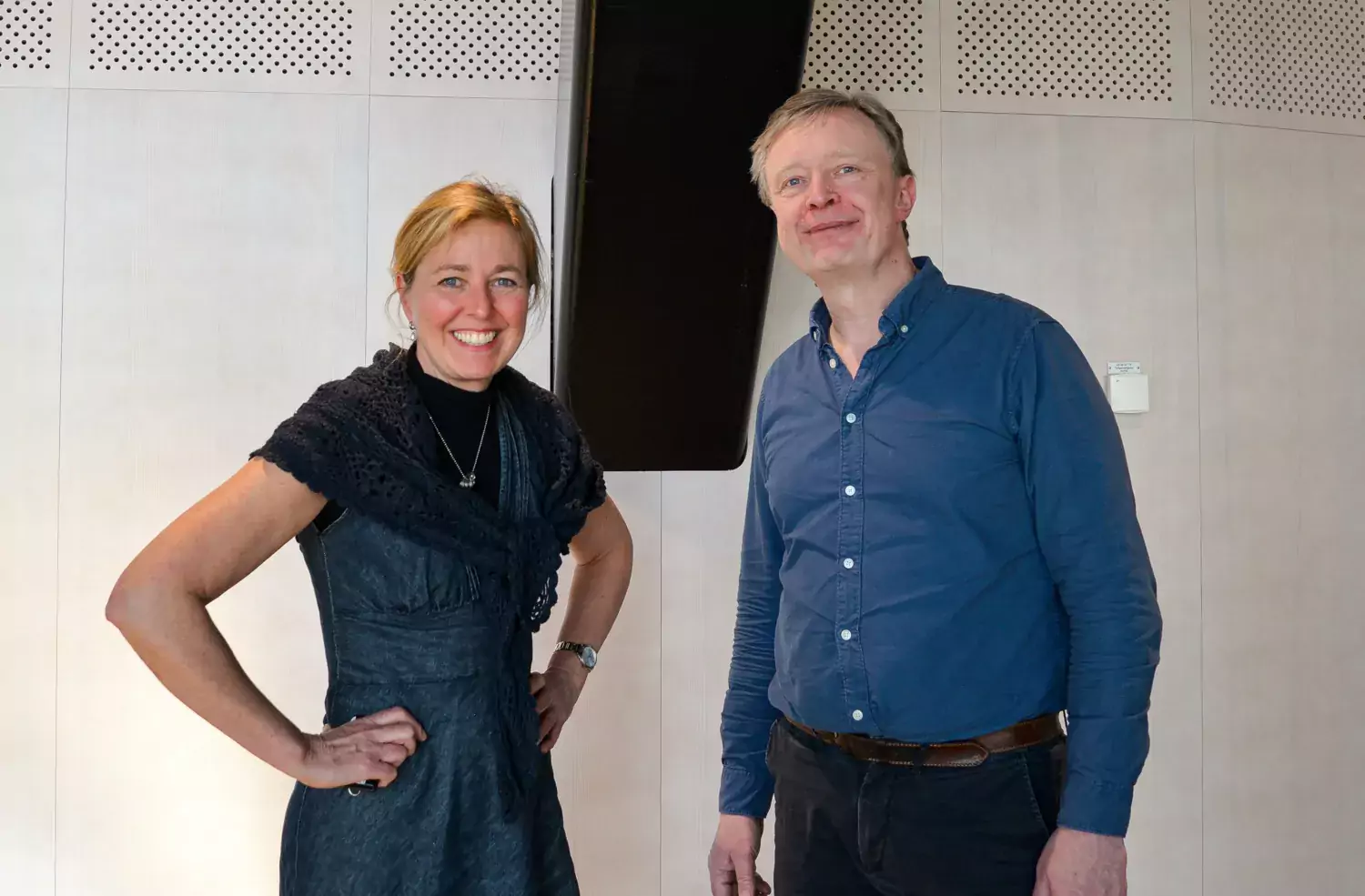Cecilia Odlind och Gabriel Sandblom. Foto Andreas Andersson.