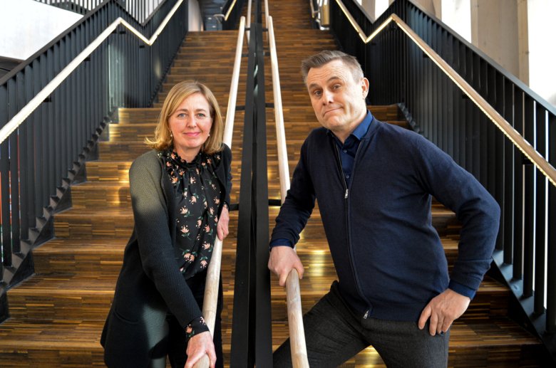 Cecilia Odlind och Niklas Långström. Foto: Andreas Andersson.