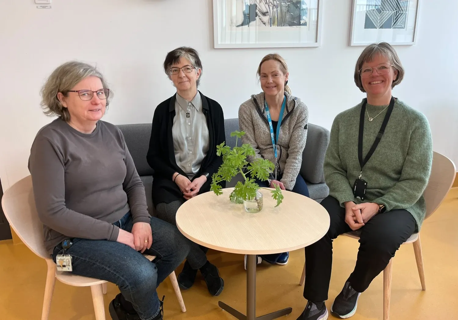 Group pictures showing the members of the OnkPat core unit