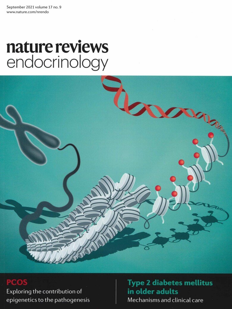 Cover of Nature Review Endocrinology, 2021, July