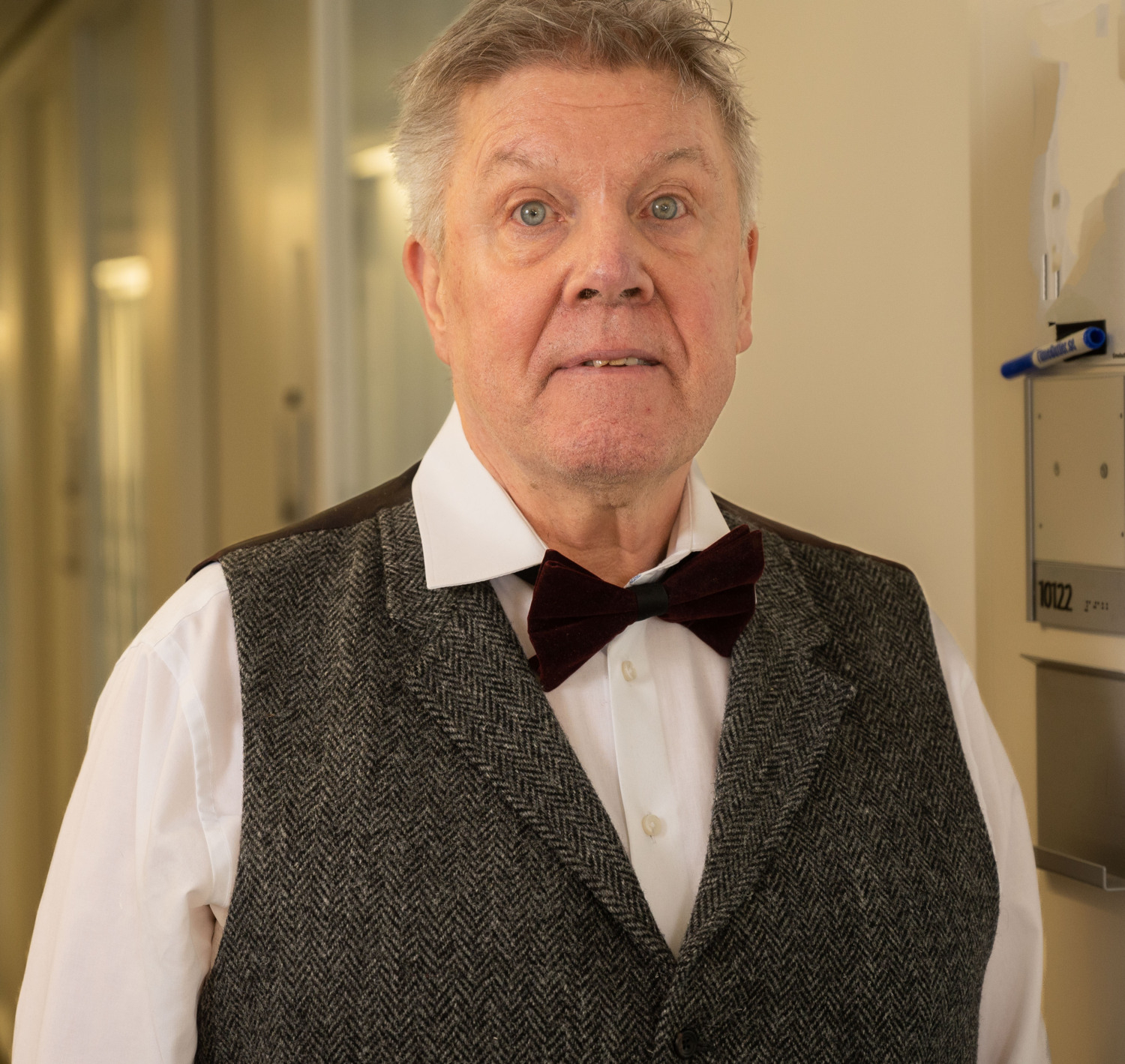 Porträtt av Lars Bäckman, professor, NVS.