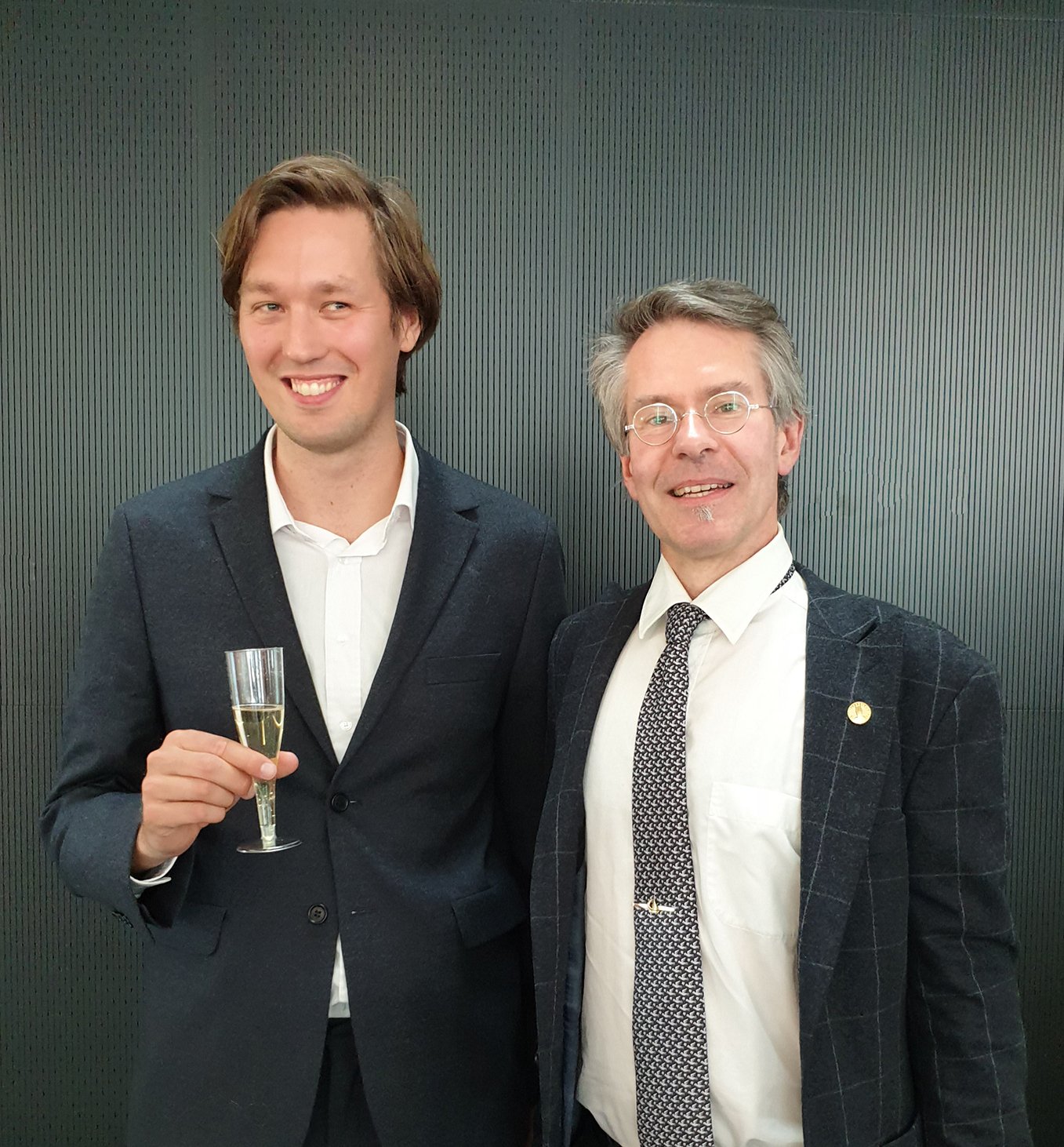 Dag Holmberg and opponent Jan Hatlebakk