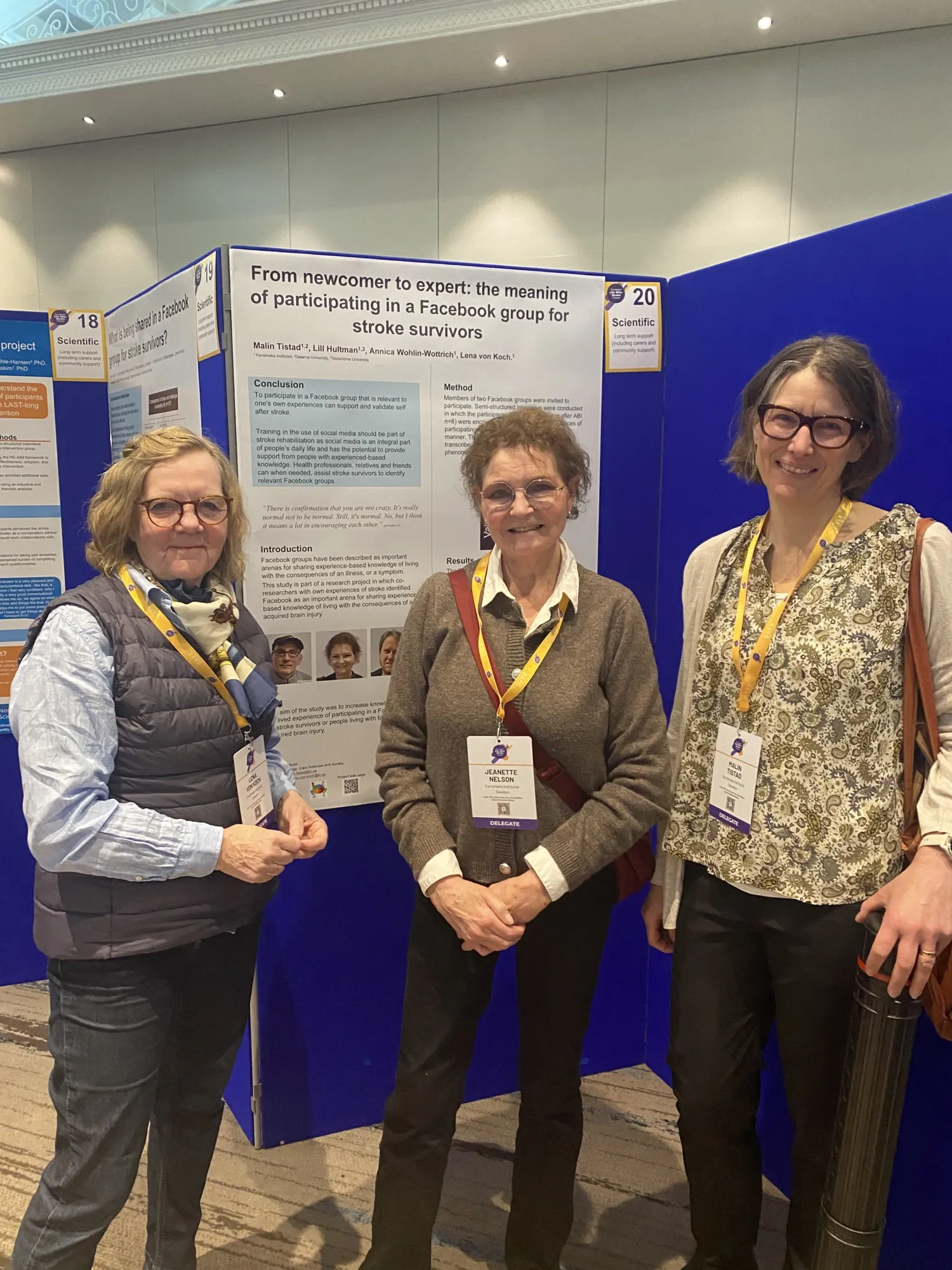 Bild från Konferens European Life After Stroke Forum i Dublin