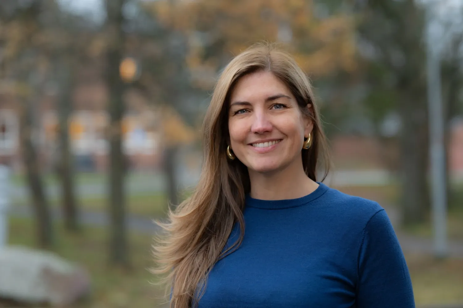 Portrait of the researcher Emma Andersson.