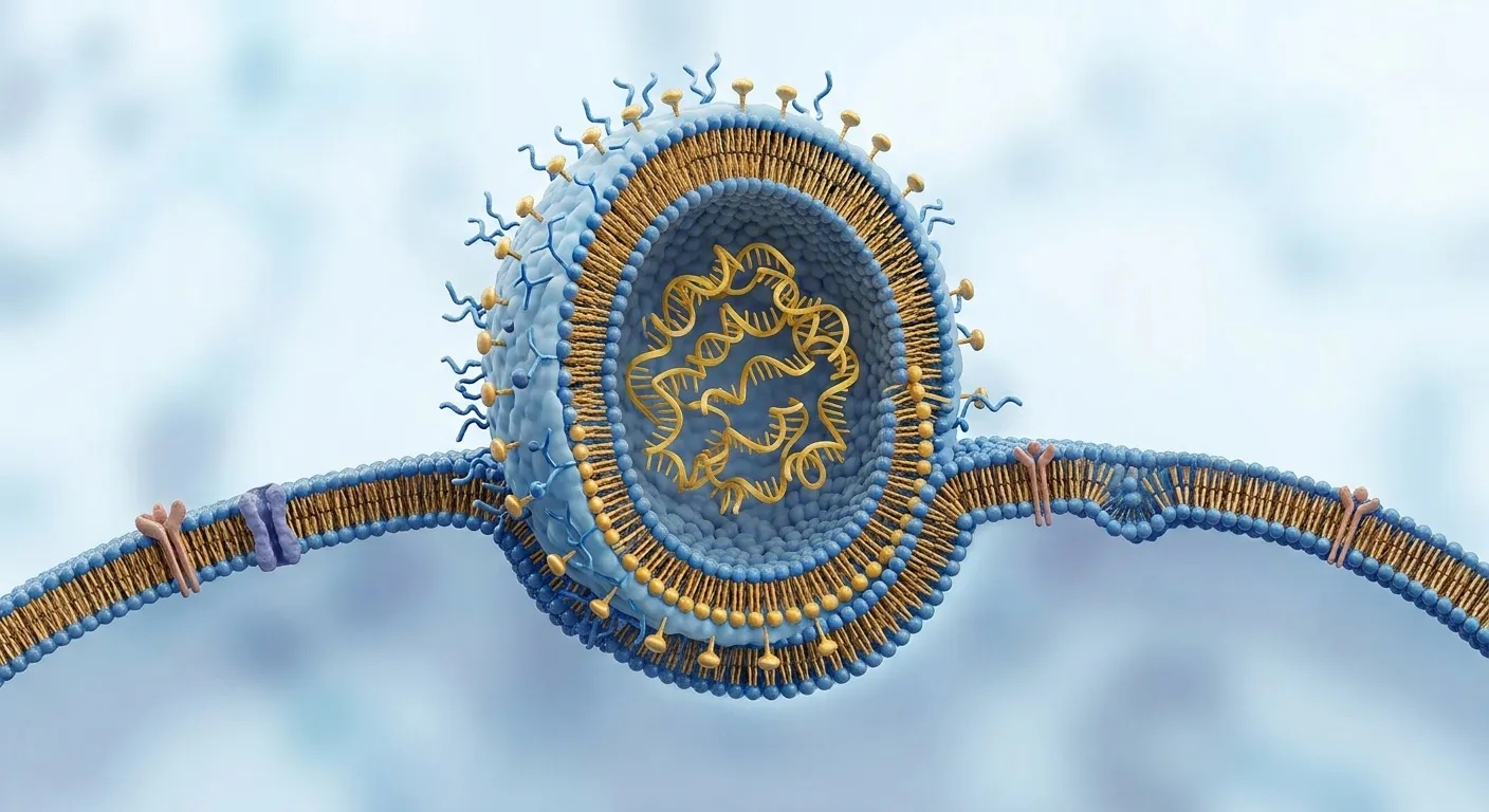 AI-generated image of mRNA