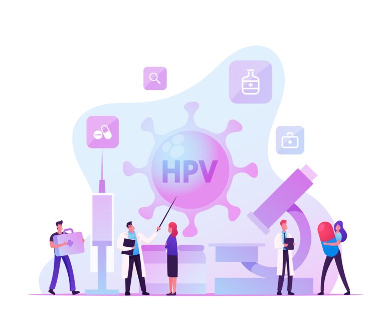 Illustration av HPV