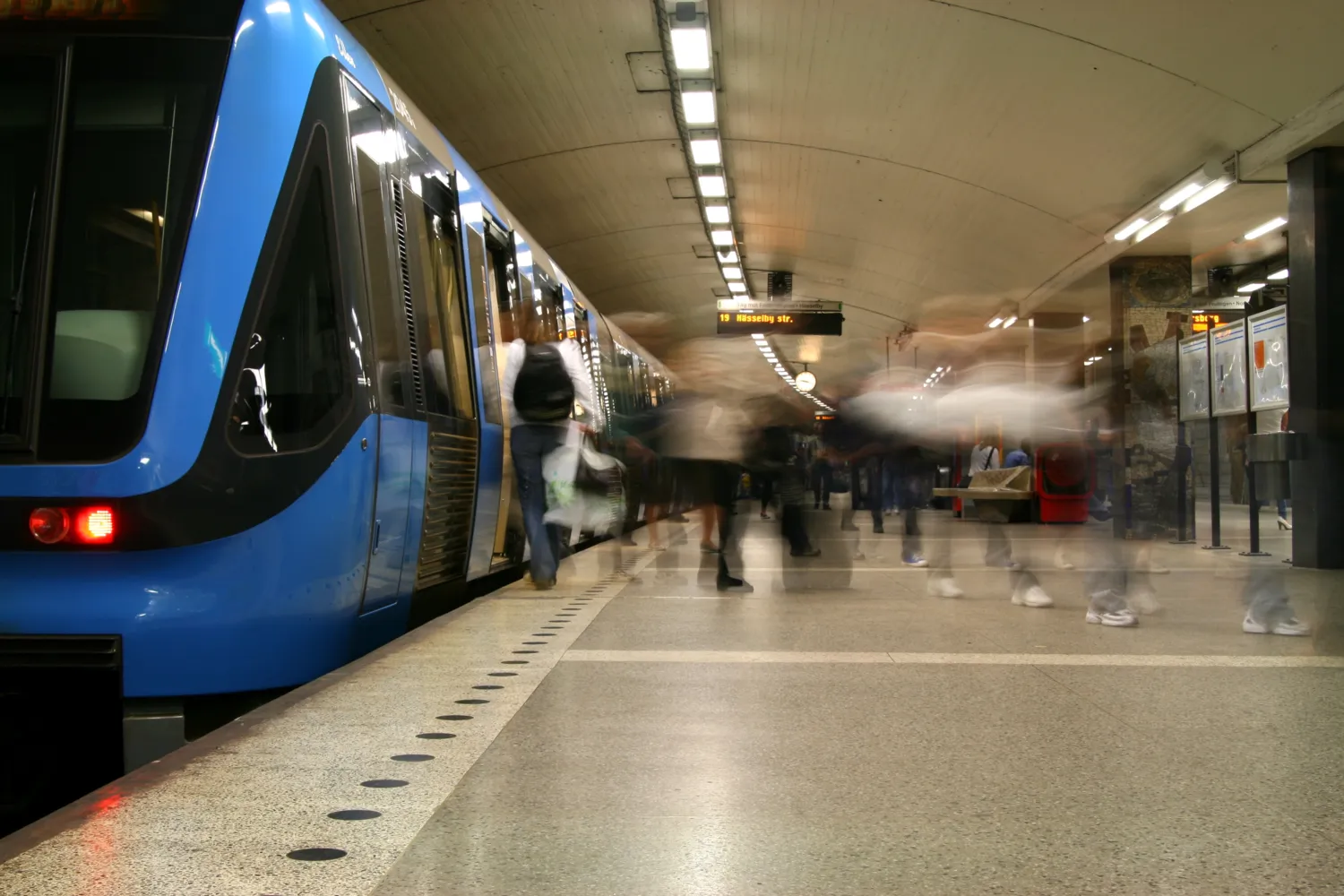 Stockholm subway.
