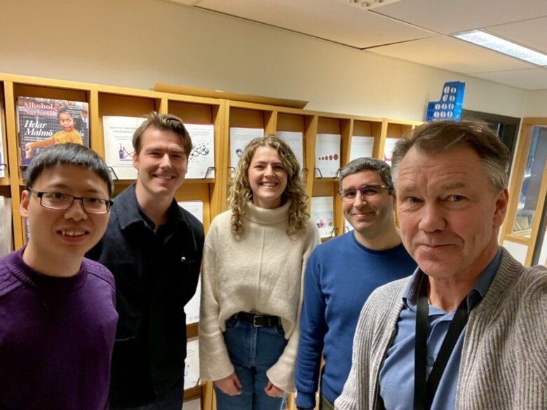 Photo of research group - Erik Eliasson.