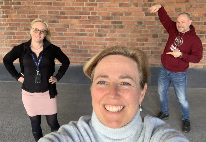 Portrait of Gunilla Karlsson Hedestam, Cecilia Odlind and Andreas Andersson. Photo Cecilia Odlind.