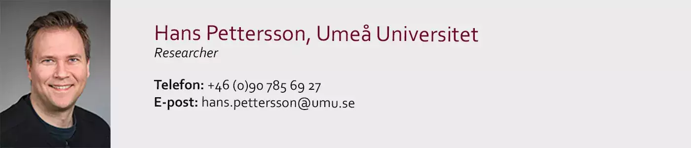 Hans Pettersson Umeå universitet
