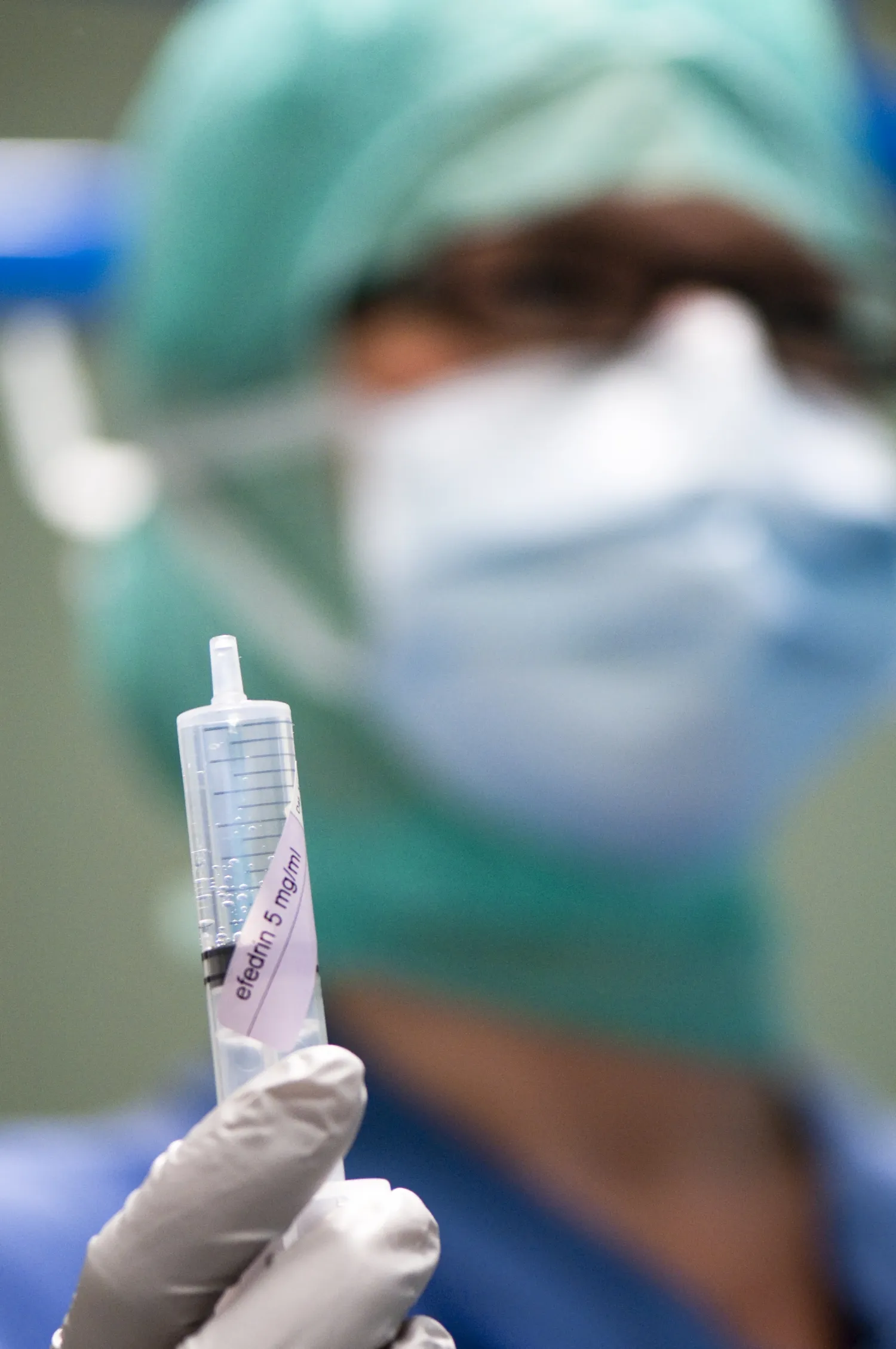 Doctor with a syringe