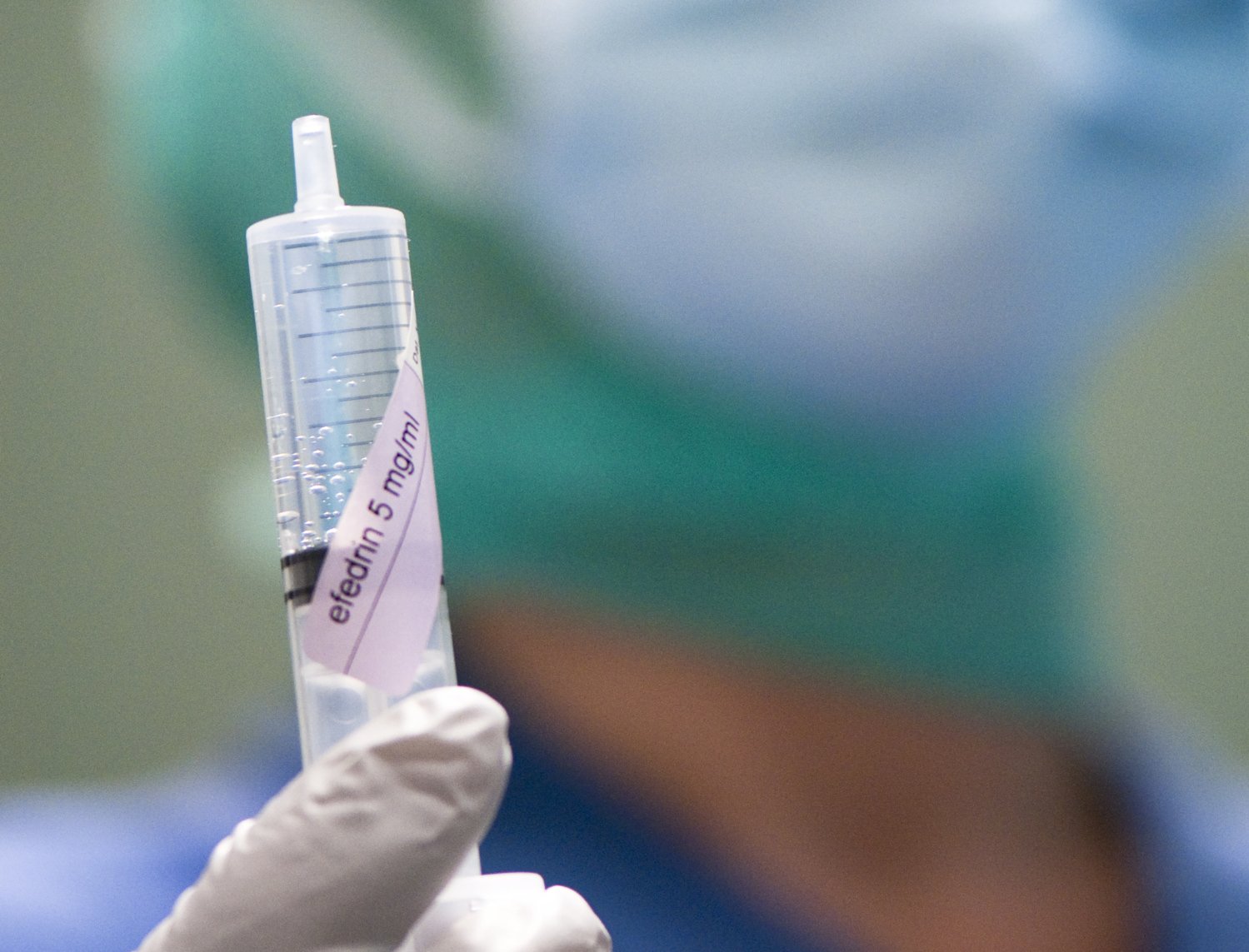 Doctor with a syringe