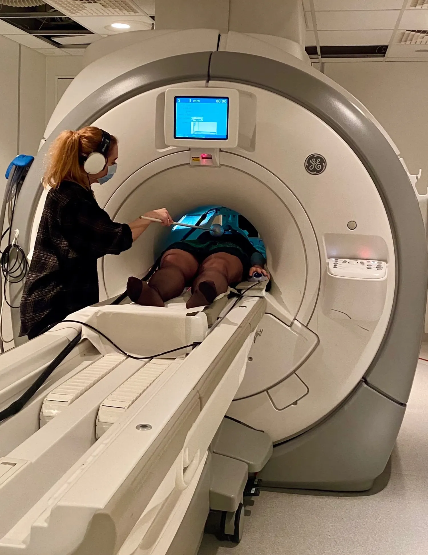 Experiments are underway with functional magnetic resonance imaging (fMRI).