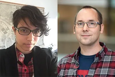 Forskarna Joyce Noble och Björn Reinius