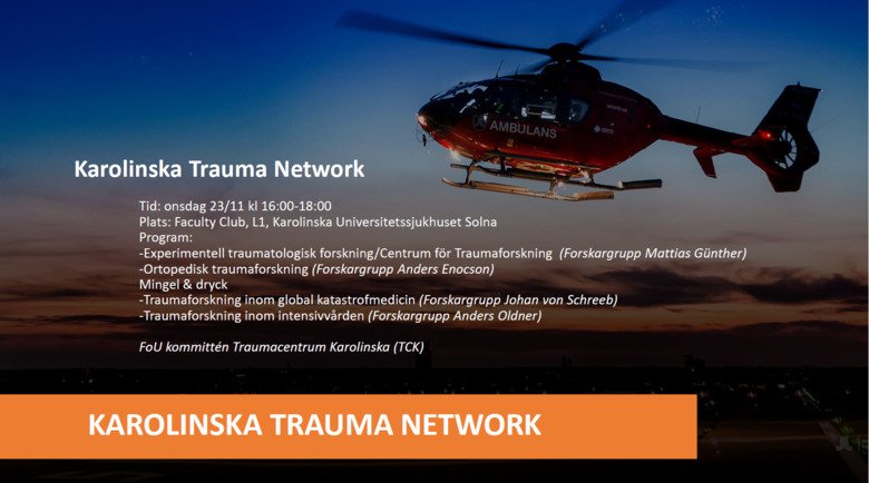 Centre For Trauma Research | Karolinska Institutet