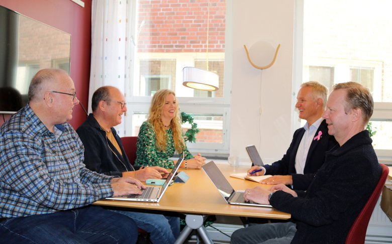 The executive group at MEB under the leadership of Kristina Johnell, head of department