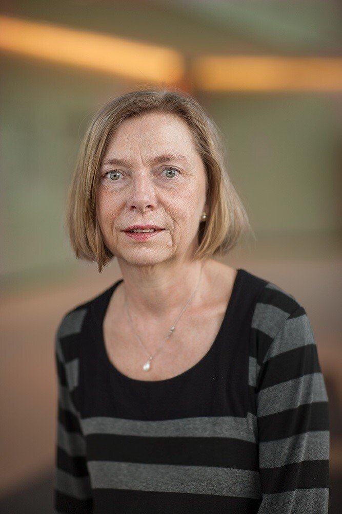 Portrait of Lene Lindberg.