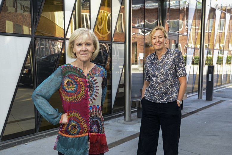 Maria Bradley och Cecilia Odlind. Foto: Andreas Andersson.