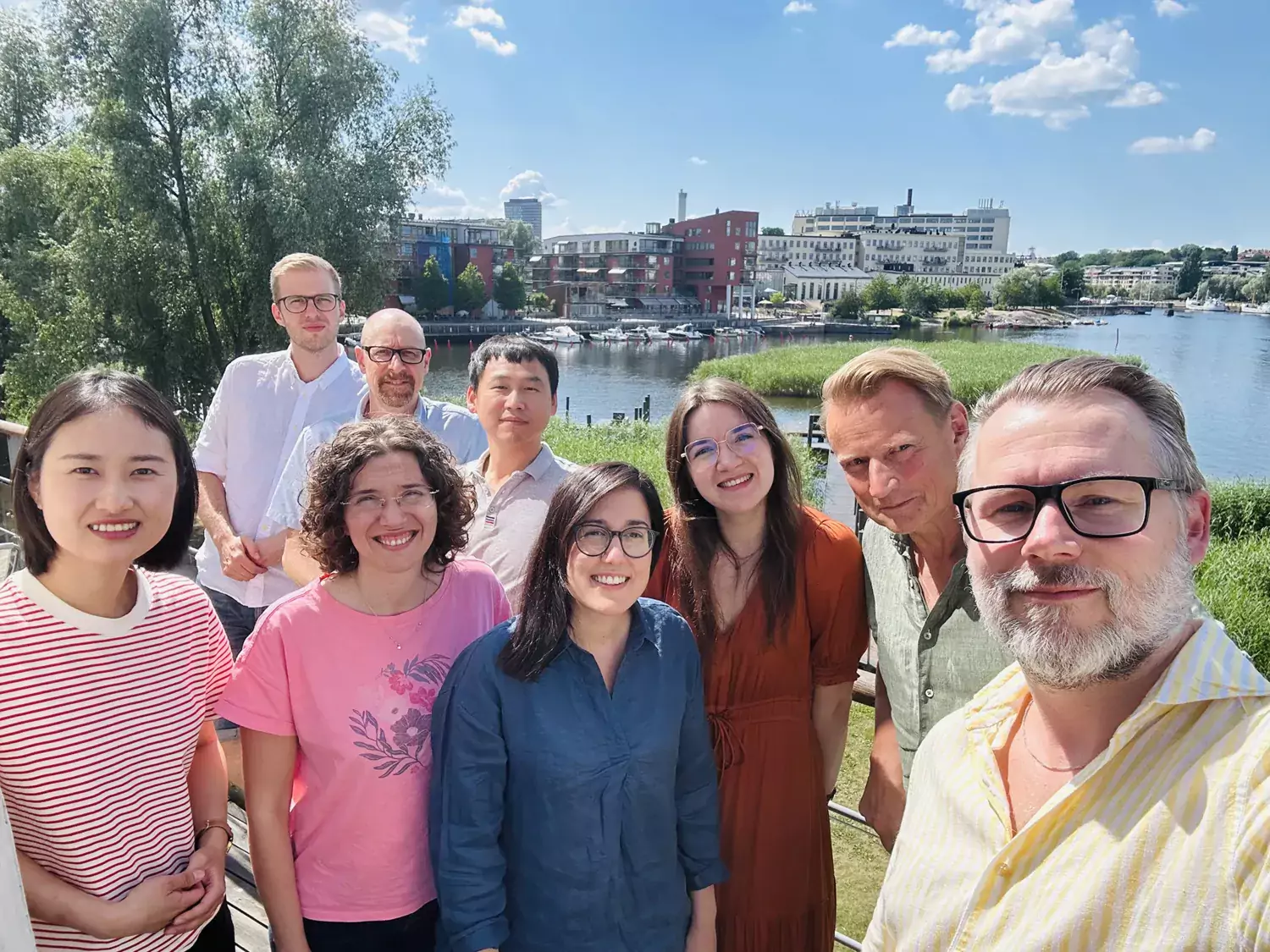 Group photo of VIVAC research group: Vaccines and Immunotherapies against Viruses And Cancer.