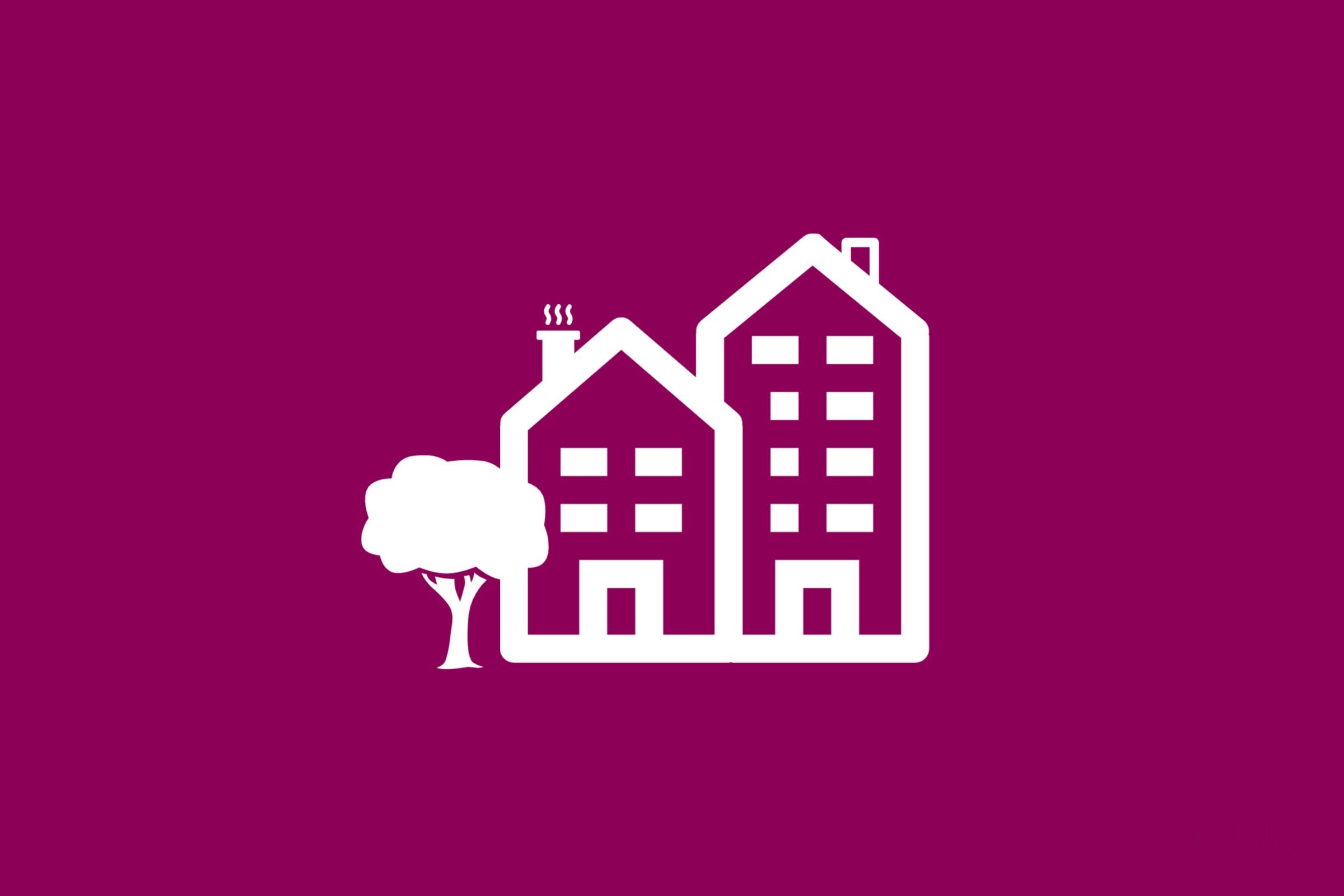 Icon for student accommodation