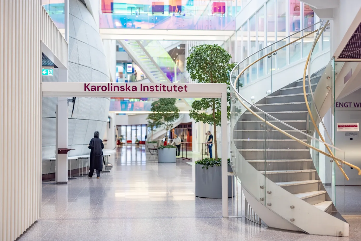 Interior of Neo, a research building in Campus Flemingsberg