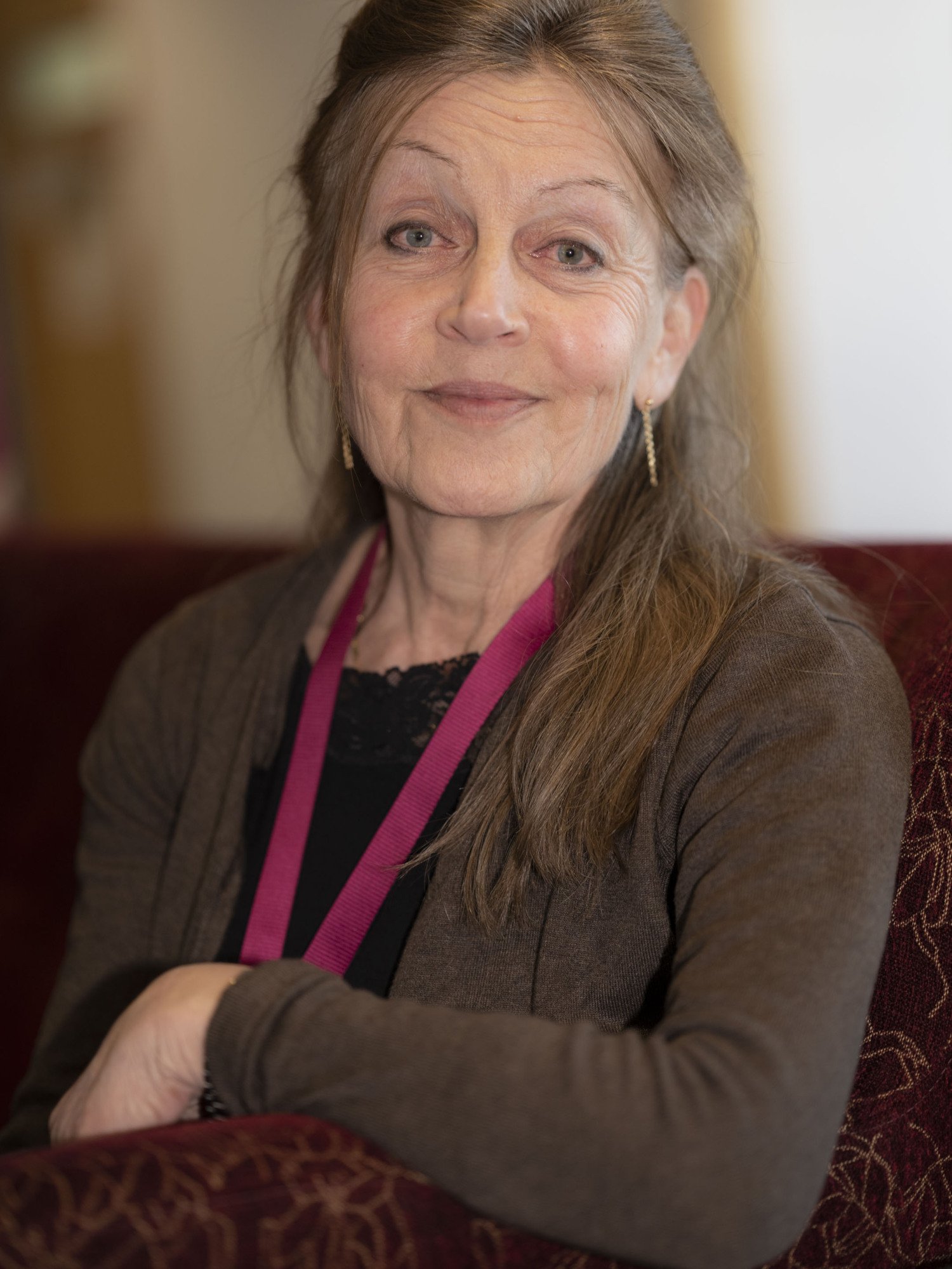 Porträtt av Louise Nygård, professor, NVS.