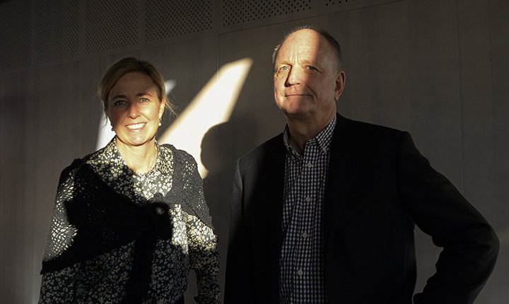 Cecilia Odlind och Olle Kämpe. Foto: Andreas Andersson.
