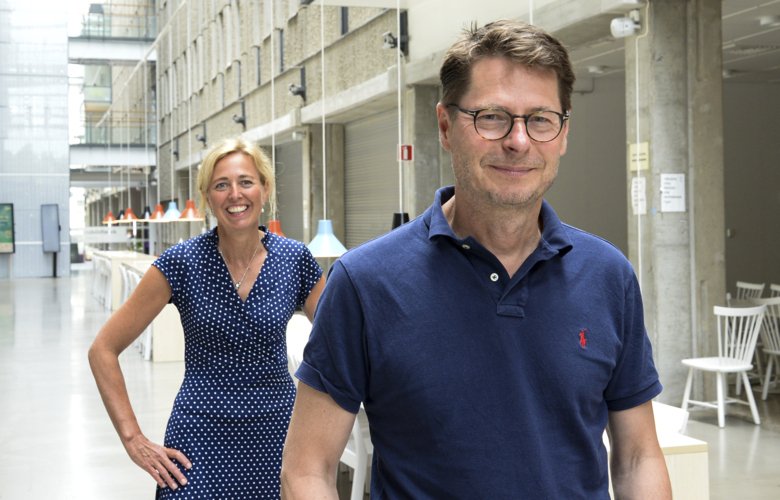 Cecilia Odlind och Hans-Gustaf Ljunggren. Foto: Andreas Andersson.