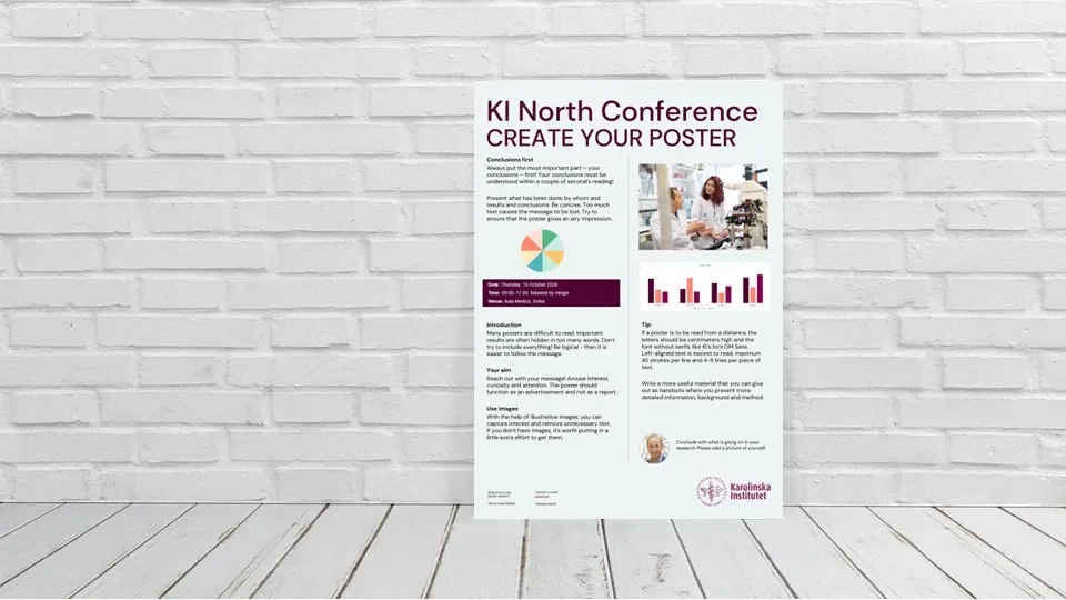 Scientific poster