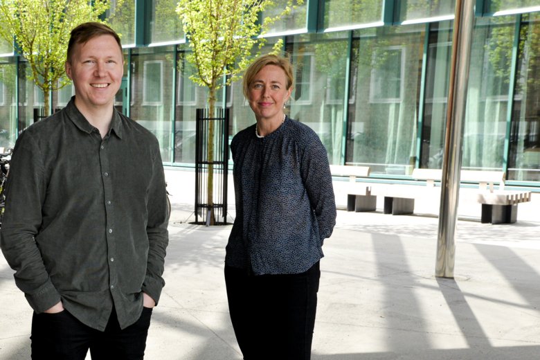 Petter Brodin och Cecilia Odlind. Foto: Andreas Andersson.