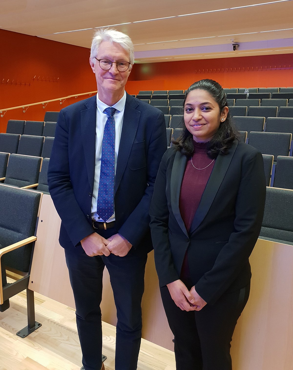 Poorna Anandavadivelan och opponent Tommy Cederholm