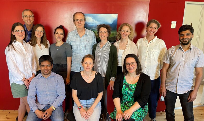 Övre raden från vänster: Linnea Ladfors, Olof Stephansson, Kari Johansson, Neda Razaz, Sven Cnattingius, Karin Johnson, Lisa Kogner, Hanna Carr and Abid Lashari. Nedre raden från vänster: Zakir Hossin, Louise Lundborg and Natalie Holowko