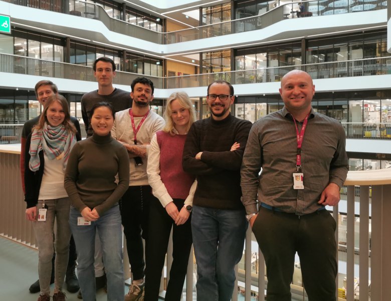Group picture of the members of the lab.