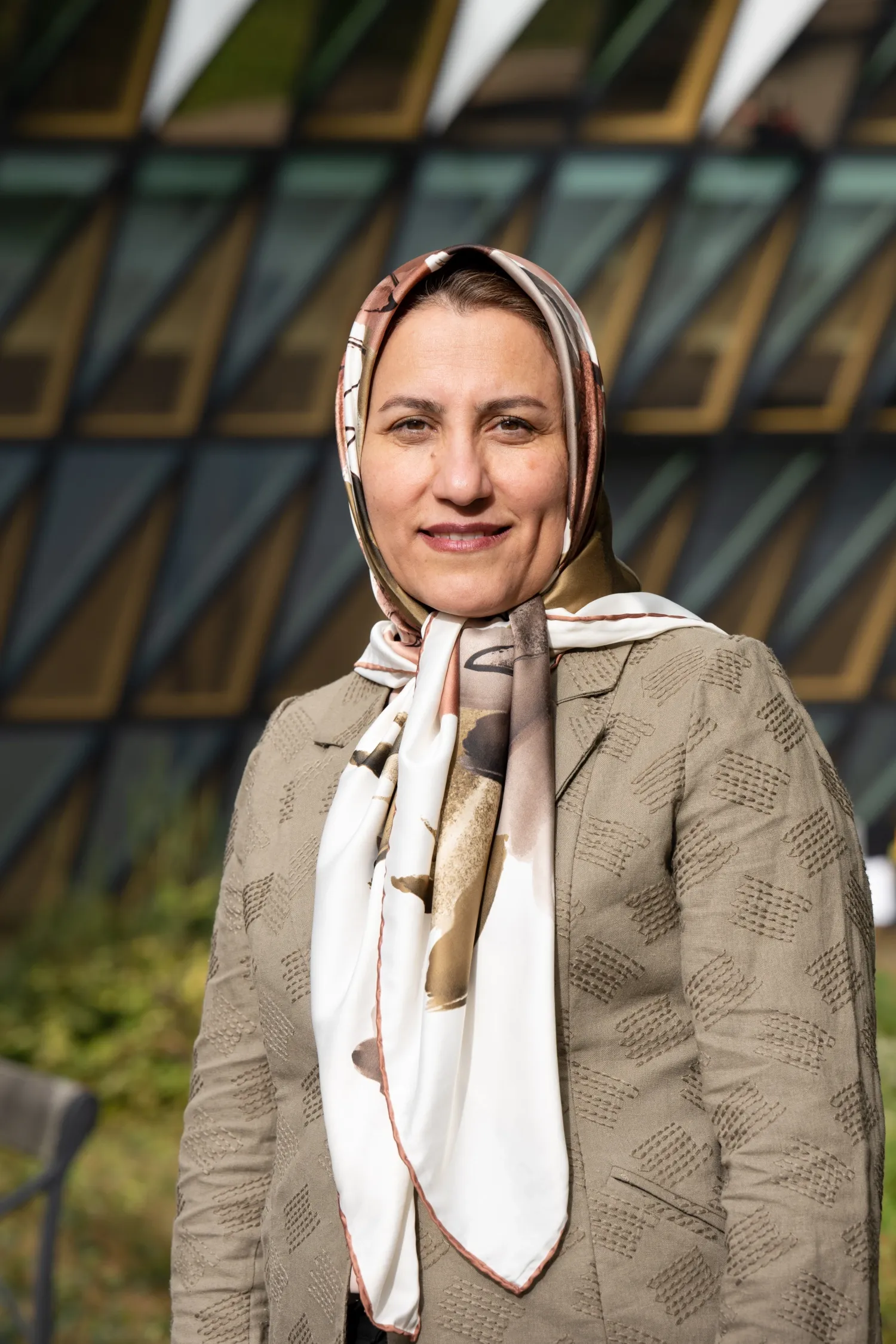 Portrait of Roghayeh Gandomkar.