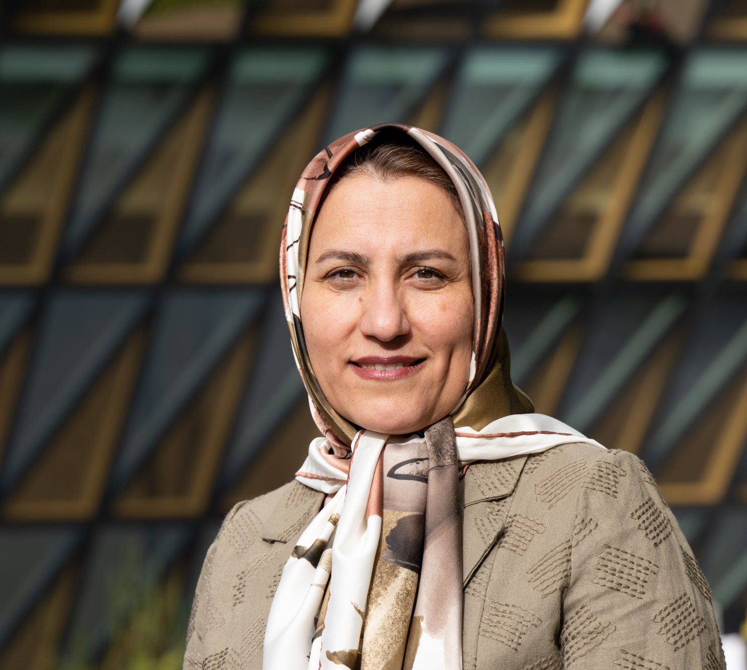 Portrait of Roghayeh Gandomkar.